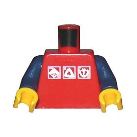 Figura felsőtest kezekkel - mintás/matricás™