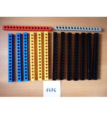 15 db 1x16 hosszú elem oldalán 15 lyukkal,3703