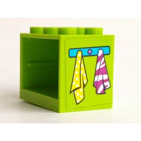 Szekrény 2 x 3 x 2 - mintás/matricás™