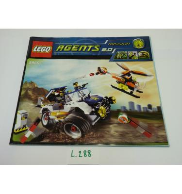 Lego Agents 2.0 8969  - CSAK ÖSSZERAKÁSI ÚTMUTATÓ