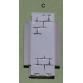 Sarok panel / fal elem 3 x 3 x 6 - mintás/matricás