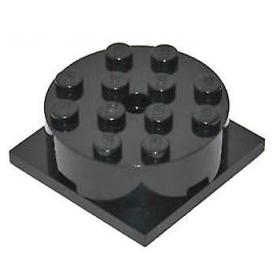 Forgótányér 4 x 4 x 1 fekete négyzet alakú alappal™