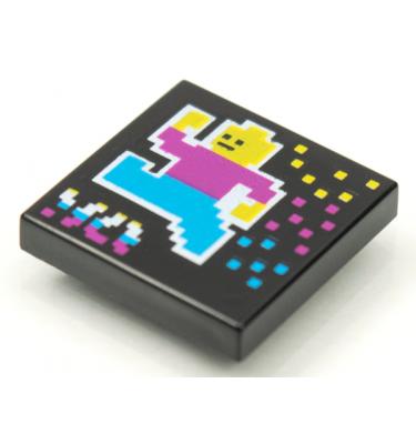 Csempe 2 x 2 - mintás/matricás