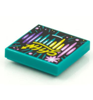 Csempe 2 x 2 - mintás/matricás