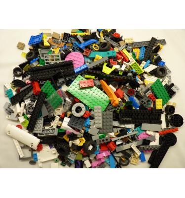 1 kg ömlesztett, új LEGO alkatrész