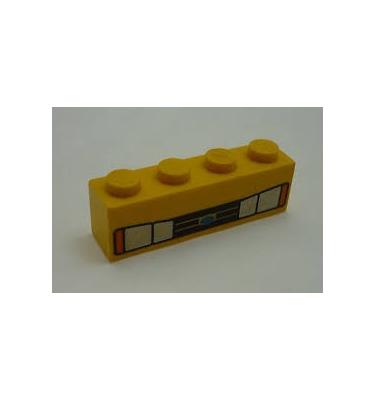 Kocka 1 x 4 - mintás/matricás