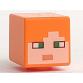 Minifigura fej - Minecraft Alex