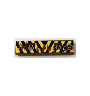 Csempe 1 x 4 - mintás/matricás