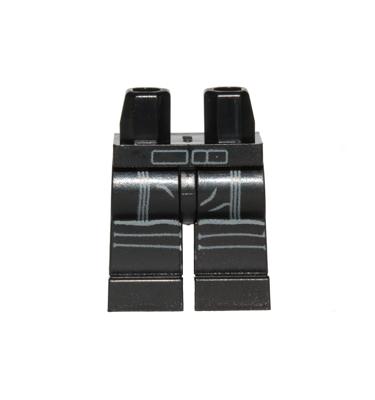 Minifigura csípő és lábak - mintás/matricás
