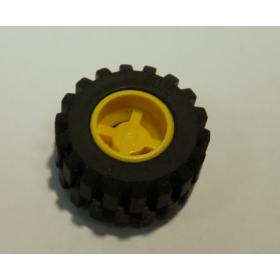 Kerék 11mm D. x 12mm, fekete gumiabronccsal offset futófelülette™