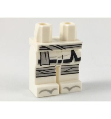 Minifigura csípő és lábak - mintás/matricás