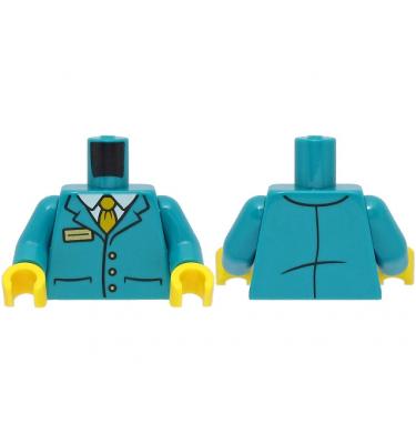 Figura felsőtest kezekkel - mintás/matricás