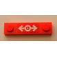 1 x 4 módosított lapos elem - mintás/matricás