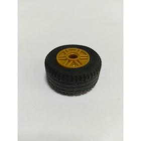 Kerék 18mm D. x 14mm, fekete 30.4 x 14 gumiabronccsal™