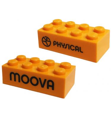Kocka 2 x 4 - mintás/matricás