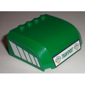 Szélvédő, ívelt tetejű 5 x 6 x 2 - mintás/matricás™