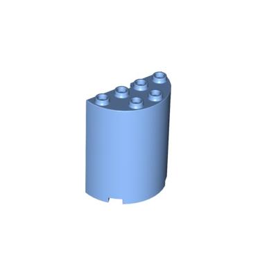 Félhenger 2 x 4 x 4