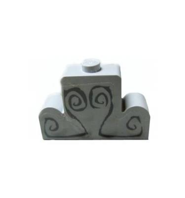 Módosított kocka 1 x 4 x 2 - mintás/matricás