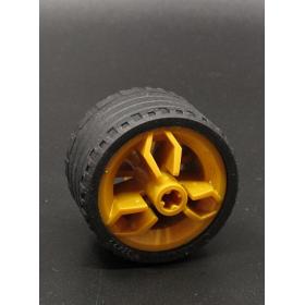 Kerék 30.4mm D. x 20mm fekete 37 x 22 ZR gumiabronccsal™