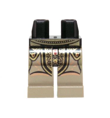 Minifigura csípő és lábak - mintás/matricás
