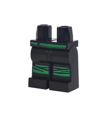 Minifigura csípő és lábak - mintás/matricás