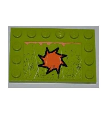 Csempe, Módosított 4 x 6 - mintás/matricás