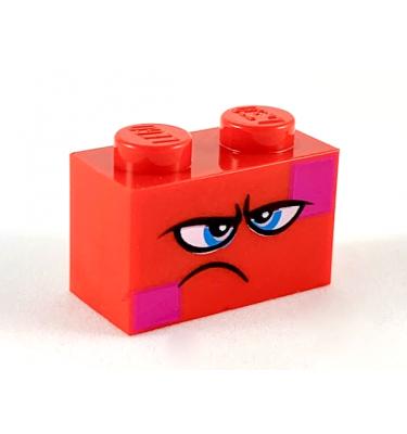 Kocka 1 x 2 - mintás/matricás