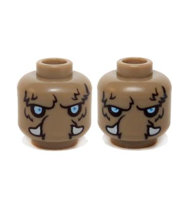 Minifigura fej (kétoldalas)