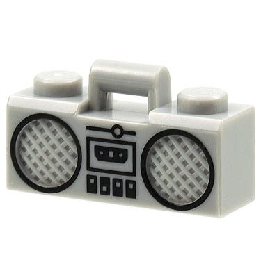 Minifigura rádió - mintás/matricás