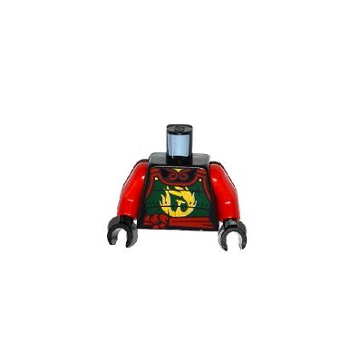 Figura felsőtest kezekkel - mintás/matricás