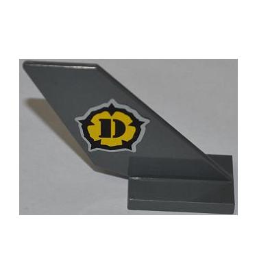 Jármű farok elem 2 x 4 x 6 - MINDKÉT OLDAL MINTÁS / MATRICÁS