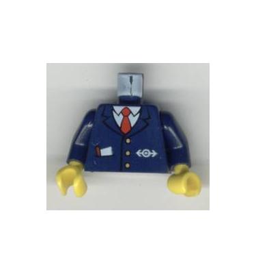 Figura felsőtest kezekkel - mintás/matricás