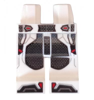 Minifigura láb - mintás/matricás