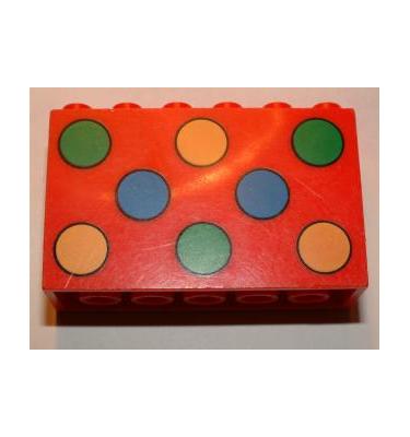 Kocka 2 x 6 x 3 - mintás/matricás