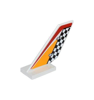 Jármű farok elem 2 x 4 x 6 - MINDKÉT OLDAL MINTÁS / MATRICÁS