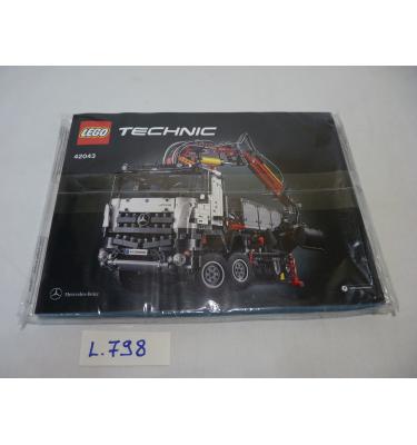 Lego Technic 42043 - CSAK ÖSSZERAKÁSI ÚTMUTATÓ!