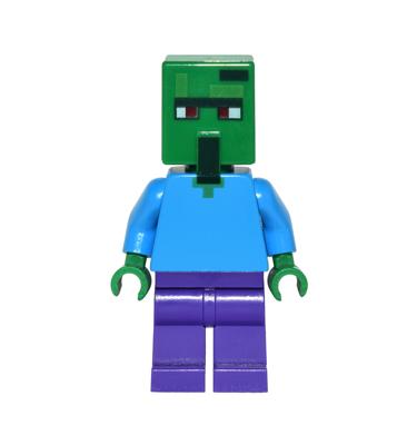 Minecraft Zombie Villager minifigura