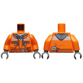 Figura felsőtest kezekkel - mintás/matricás™