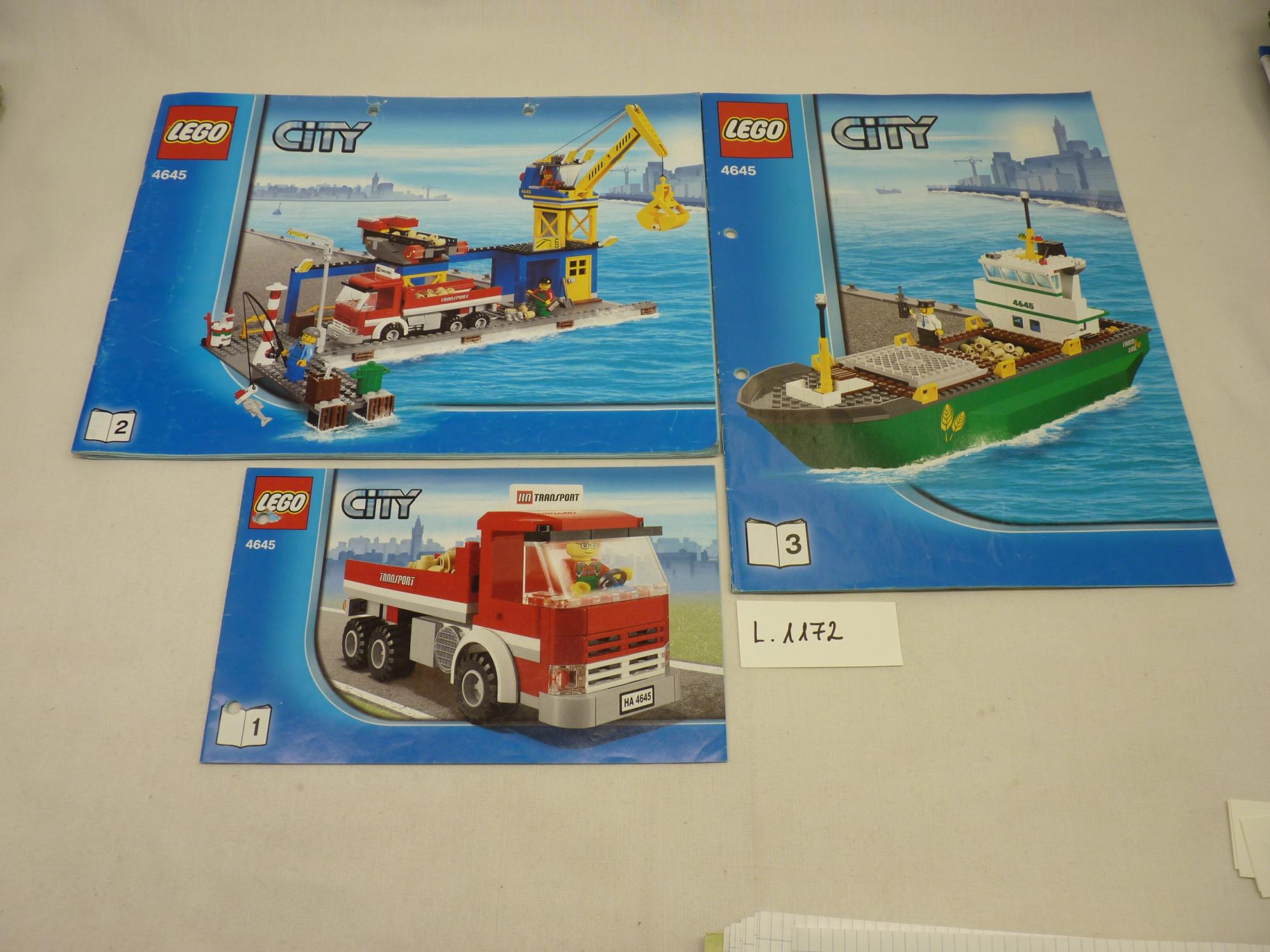 Lego City 4645 - CSAK ÖSSZERAKÁSI ÚTMUTATÓ! - Kockafalu