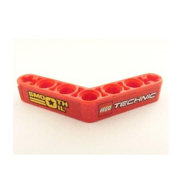 Technic hajlított emelőkar 1 x 7 - mintás/matricás