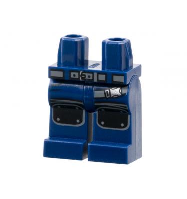 Minifigura láb - mintás/matricás