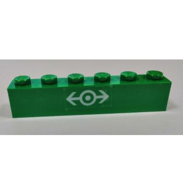 Kocka 1 x 6 - mintás/matricás
