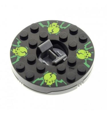 Forgótányér 6 x 6 (Ninjago Spinner) - mintás/matricás