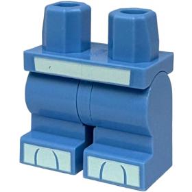 Minifigura csípő közepes lábakkal - mintás/matricás™