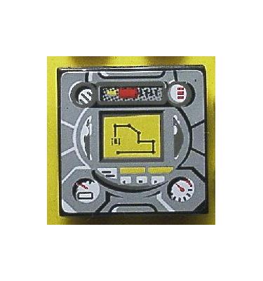 Csempe 2 x 2 - mintás/matricás