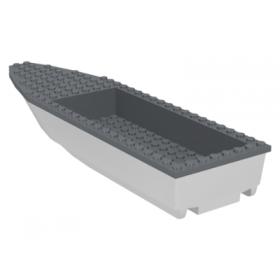 Csónak 28 x 8, sötétkékszürke tetővel™