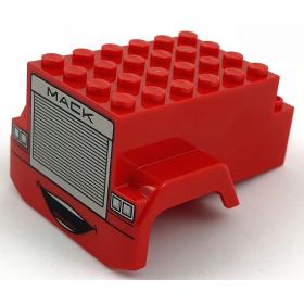 Kamion motorháztető 6 x 7 x 3 2/3 - mintás/matricás™