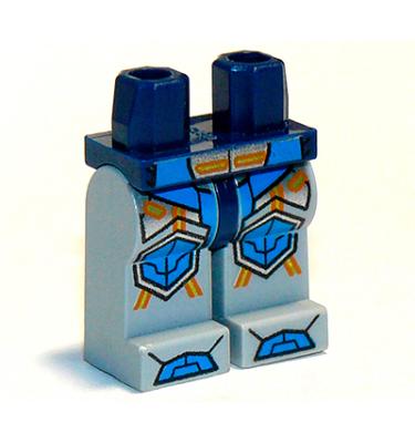 Minifigura csípő és lábak - mintás/matricás