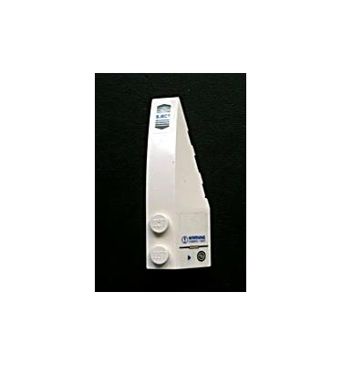 Ék elem 6 x 2 (jobb) - mintás/matricás