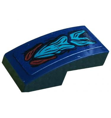 2 x 1 x 2/3 ívelt elem - mintás/matricás